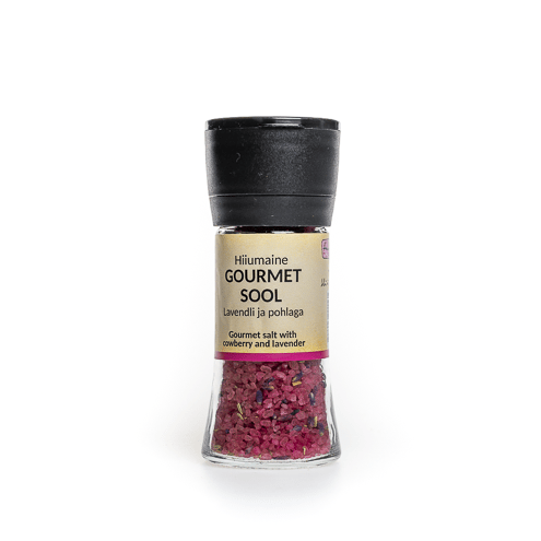 Punane gourmet soolaveski pohla ja lavendliga