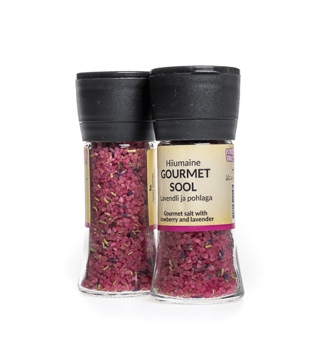 Punane gourmet soolaveski pohla ja lavendliga