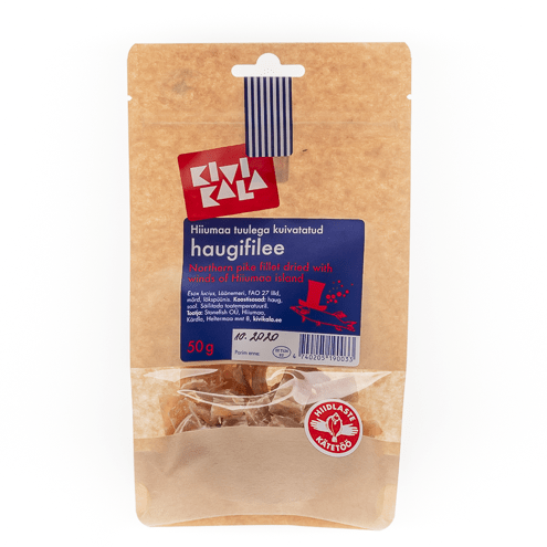 Hiiumaa tuultega kuivatatud haugifilee, 50g