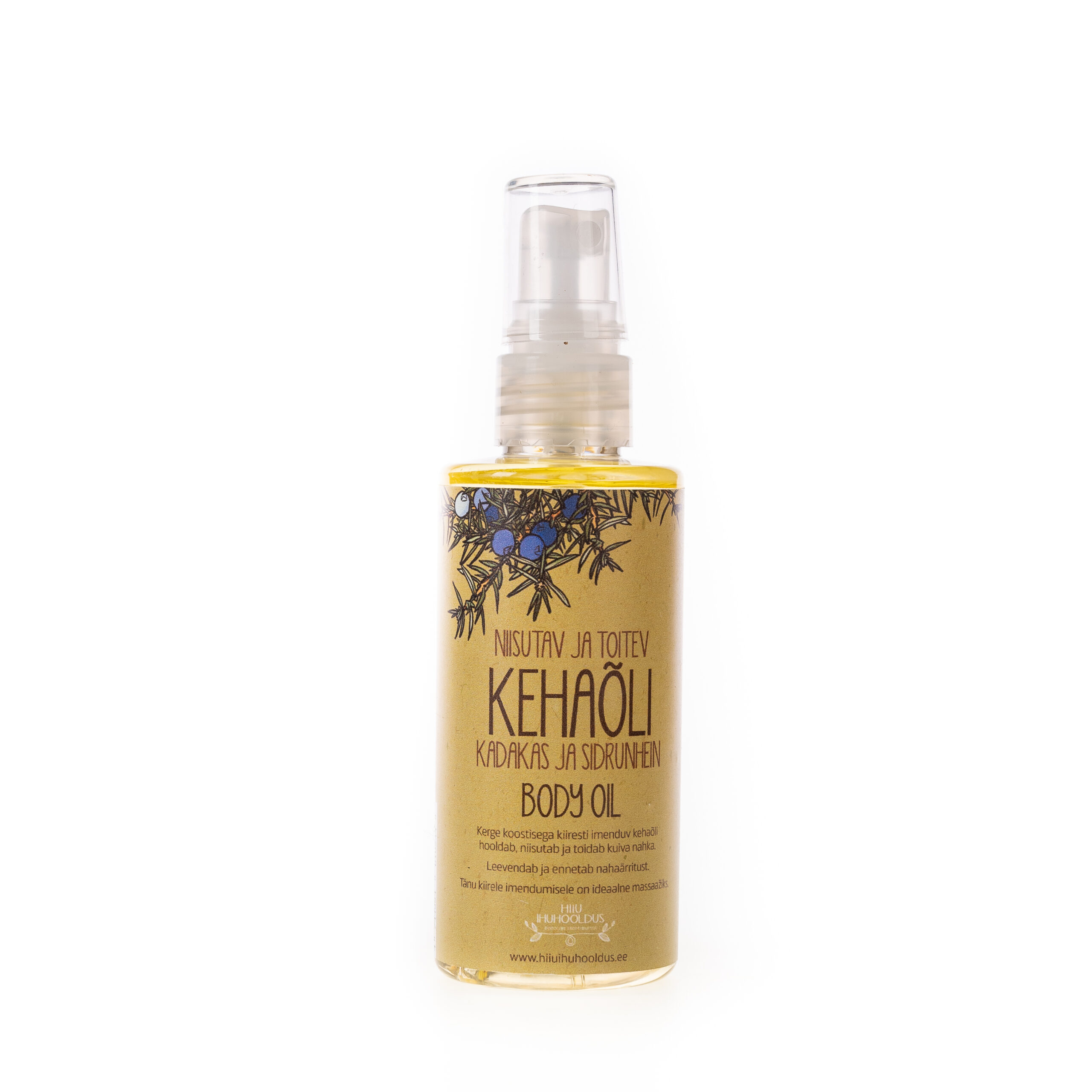 Kehaõli kadaka ja sidrunheinaga, 100ml