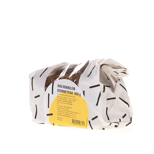 Hiiu rukkileib seemnetega, 350g